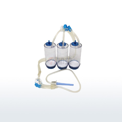 一次性3联全封闭集菌培养器 一次性3联全封闭集菌培养器